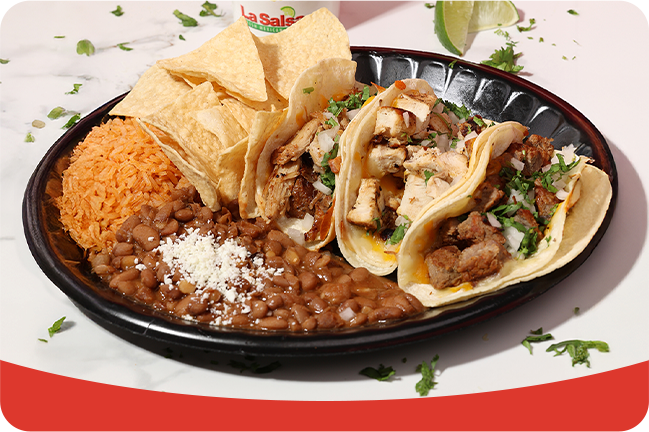 La Salsa Taco Platter