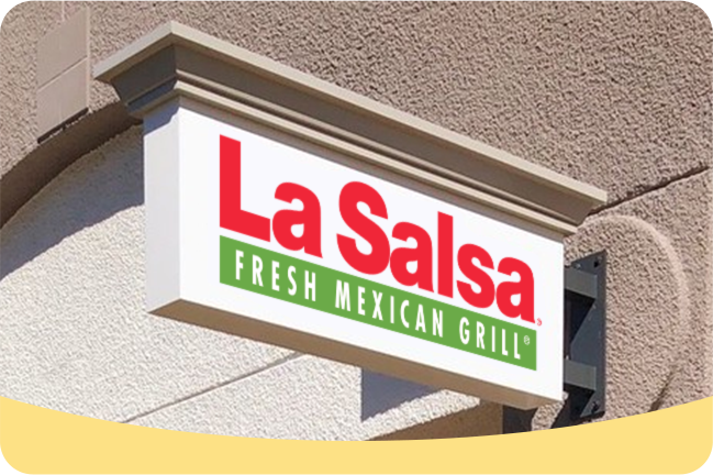 LaSalsa Location Sign